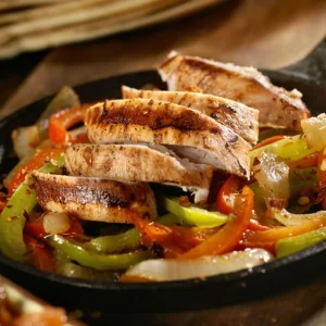 chicken fajitas